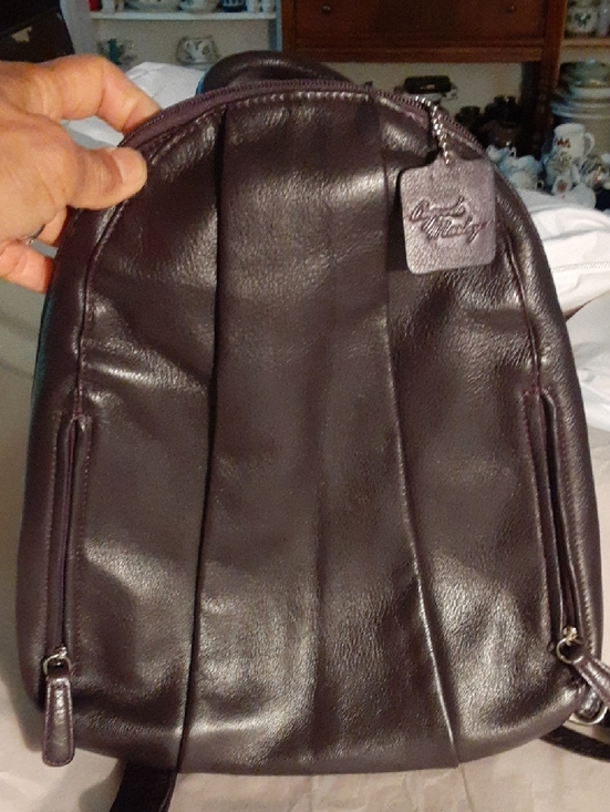 Osgoode Marley Other - NWOT Men's Leather Sling Backpack in Deep Plum